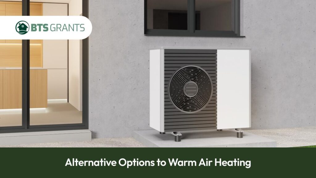 altenate to warm air heating