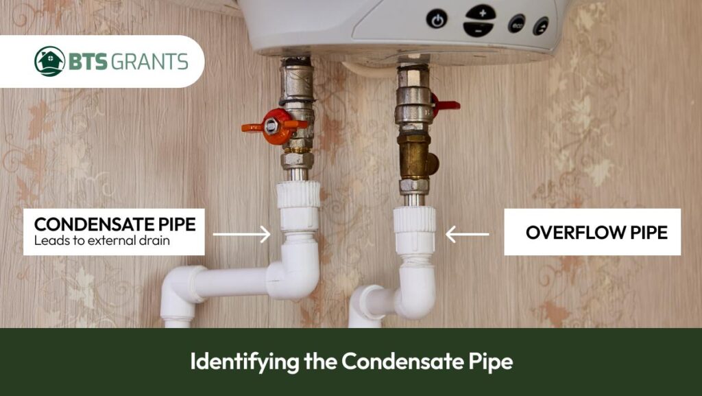 identifying condensate pipes